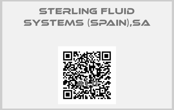 Sterling Fluid Systems (spain),SA-41.11