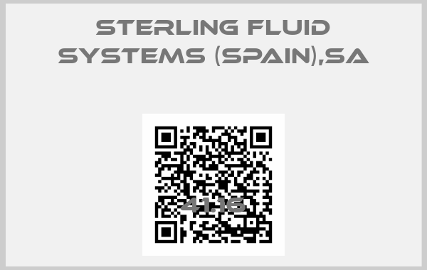 Sterling Fluid Systems (spain),SA-41.16