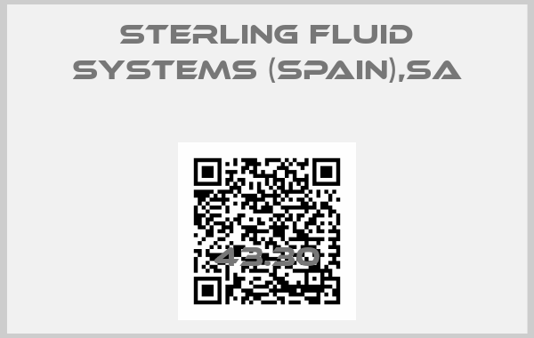 Sterling Fluid Systems (spain),SA-43.30