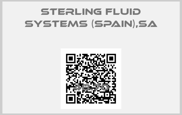 Sterling Fluid Systems (spain),SA-48.70