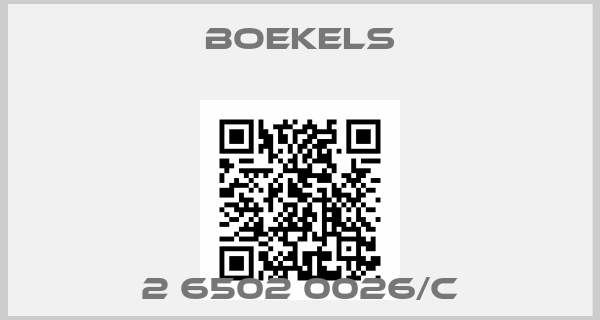 BOEKELS-2 6502 0026/C