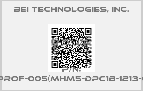 BEI TECHNOLOGIES, INC.-P/N: MHM510-PROF-005(MHM5-DPC1B-1213-C100-H3P)