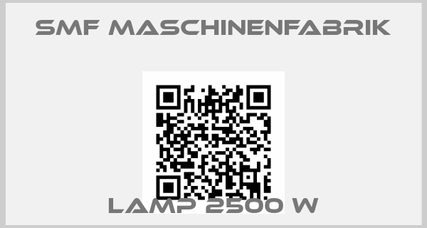 SMF Maschinenfabrik-lamp 2500 W