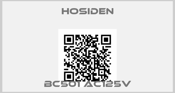 HOSIDEN-BC501 AC125V