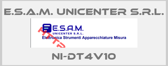 E.S.A.M. unicenter s.r.l.-NI-DT4V10