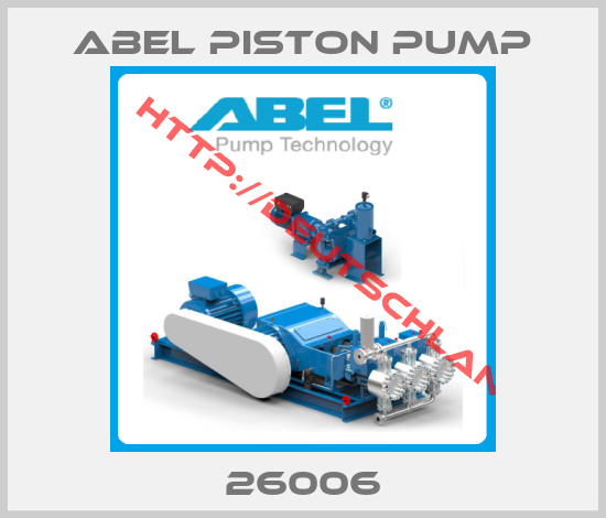 ABEL Piston pump-26006