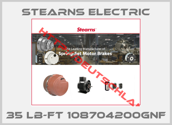 Stearns Electric-35 LB-FT 108704200GNF