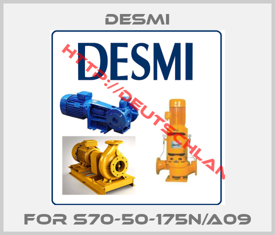 DESMI-FOR S70-50-175N/A09