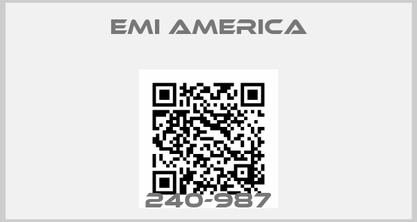 EMI AMERICA-240-987