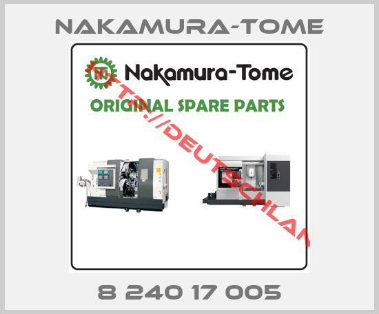 Nakamura-Tome- 8 240 17 005