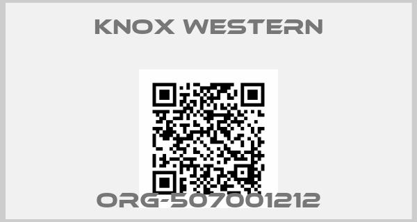 Knox Western-ORG-507001212