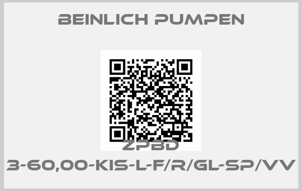 Beinlich Pumpen-ZPBD 3-60,00-KIS-L-F/R/GL-SP/VV