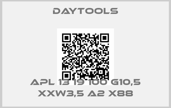 DayTOOLs-APL 13 19 100 G10,5 XXW3,5 A2 X88