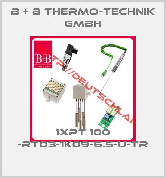 B + B Thermo-technik GmbH-1XPT 100 -RT03-1K09-6.5-U-TR