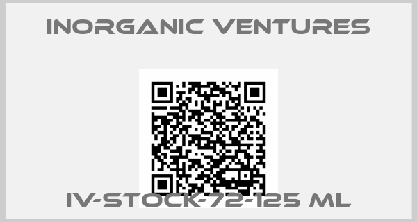 Inorganic Ventures-IV-STOCK-72-125 mL