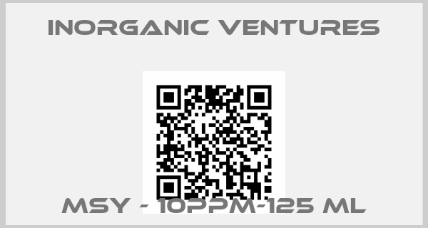 Inorganic Ventures-MSY - 10PPM-125 mL