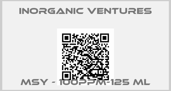 Inorganic Ventures-MSY - 100PPM-125 mL