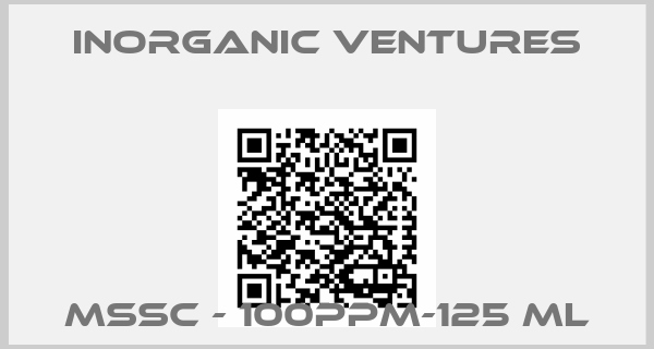 Inorganic Ventures-MSSC - 100PPM-125 mL