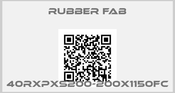 Rubber Fab-40RXPXS200-200X1150FC