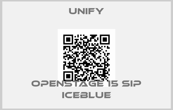 Unify-OpenStage 15 SIP iceblue