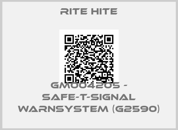 Rite Hite-GM004205 - SAFE-T-SIGNAL WARNSYSTEM (G2590)