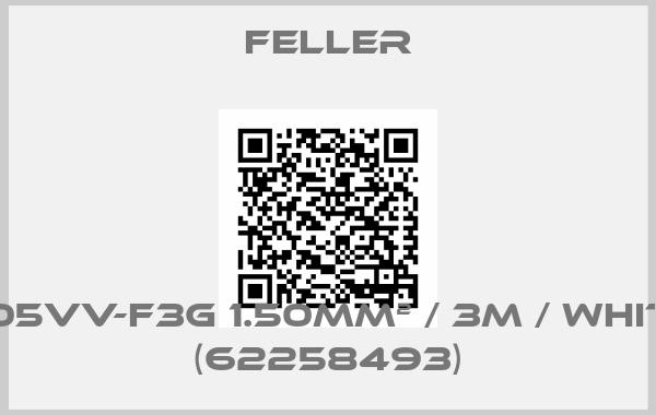 Feller-H05VV-F3G 1.50mm² / 3m / White (62258493)