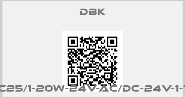 DBK-C25/1-20W-24V-AC/DC-24V-1-1