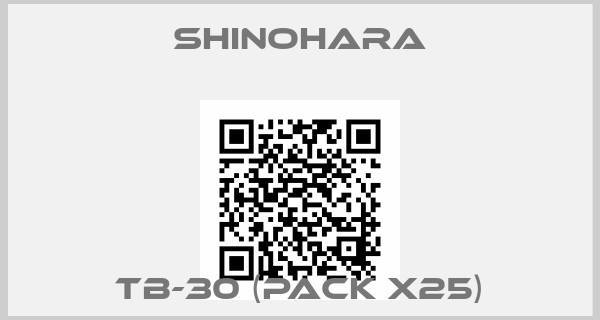 SHINOHARA-TB-30 (pack x25)