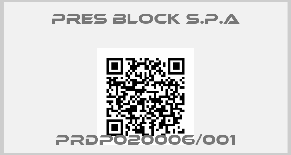 PRES BLOCK S.p.A-PRDP020006/001