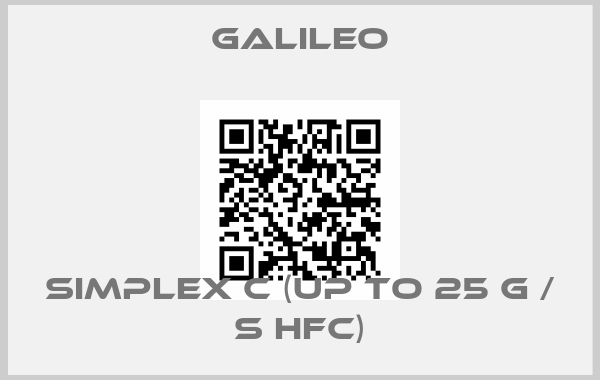 Galileo-SIMPLEX C (up to 25 g / s HFC)