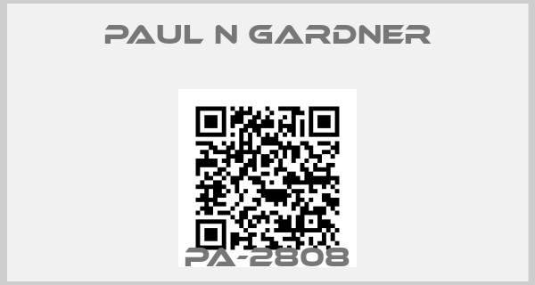 Paul N Gardner-PA-2808