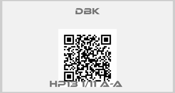 DBK-HP13 1/11 A-A 