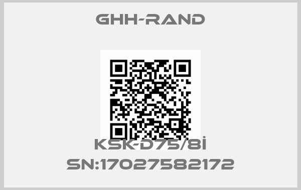 ghh-rand-KSK-D75/8İ SN:17027582172