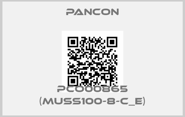 Pancon-PCO00865 (MUSS100-8-C_E)