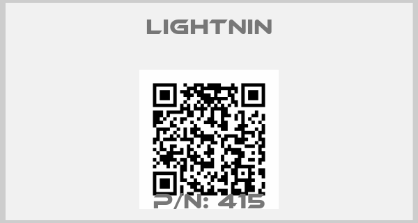 Lightnin-P/N: 415