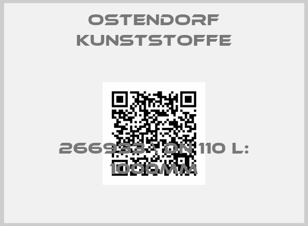 Ostendorf Kunststoffe-266933 \ DN 110 L: 1000mm