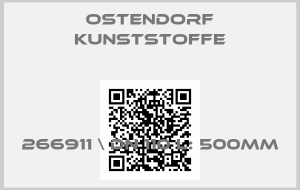Ostendorf Kunststoffe-266911 \ DN 110 L: 500mm