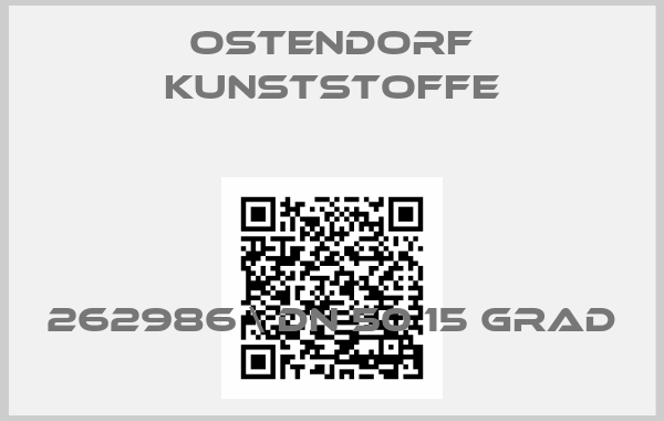 Ostendorf Kunststoffe-262986 \ DN 50 15 Grad