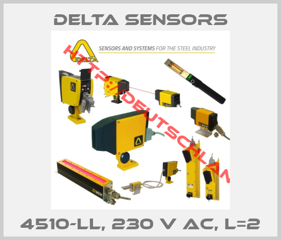 Delta Sensors-4510-LL, 230 V AC, L=2