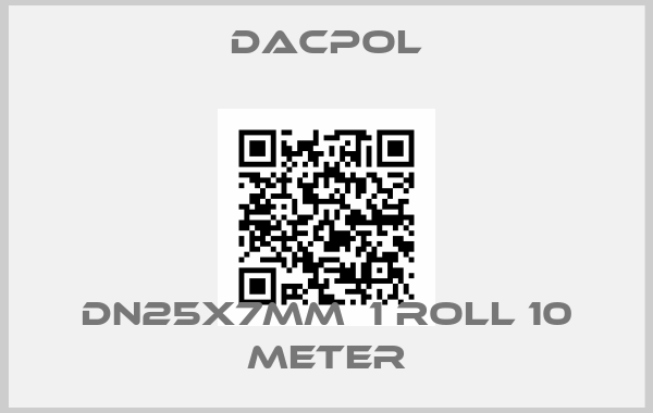 Dacpol-DN25X7mm  1 roll 10 meter