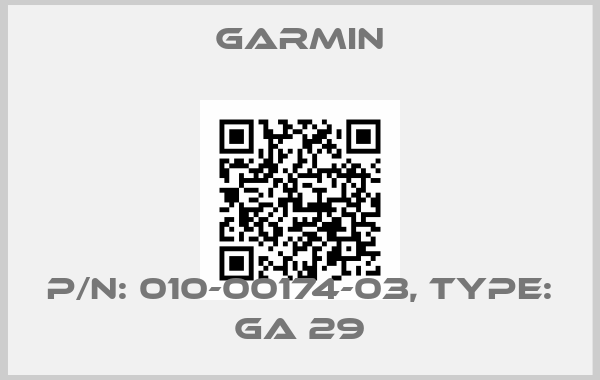 GARMIN-P/N: 010-00174-03, Type: GA 29