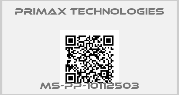 Primax Technologies-MS-PP-10112503
