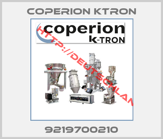 Coperion Ktron-9219700210