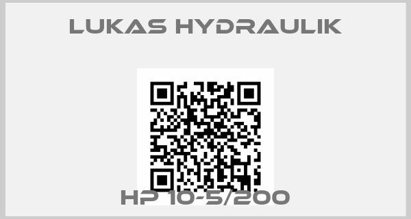 LUKAS HYDRAULIK-HP 10-5/200