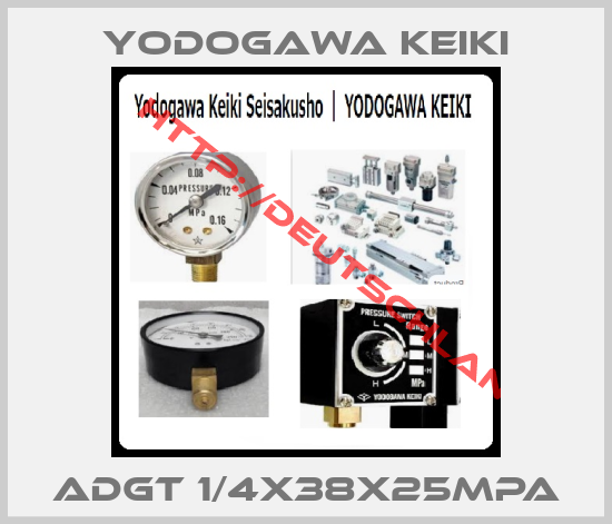 YODOGAWA KEIKI-ADGT 1/4x38x25Mpa
