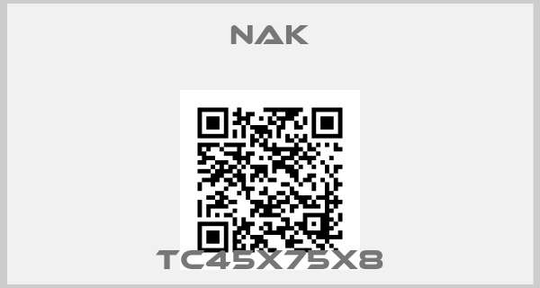 NAK-TC45x75x8