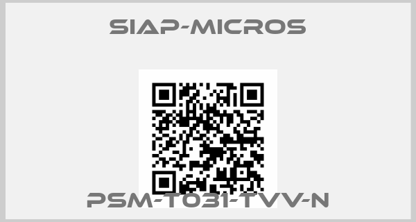 SIAP-MICROS-PSM-T031-TVV-N