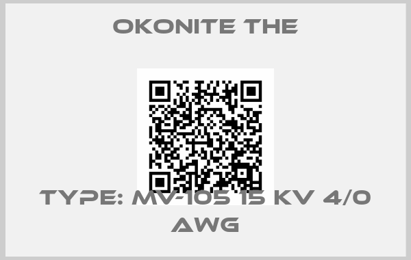 Okonite The-TYPE: MV-105 15 KV 4/0 AWG