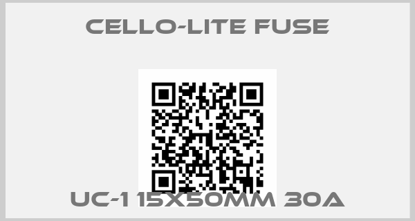Cello-Lite Fuse-UC-1 15x50mm 30A