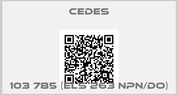Cedes-103 785 (ELS 263 NPN/DO)